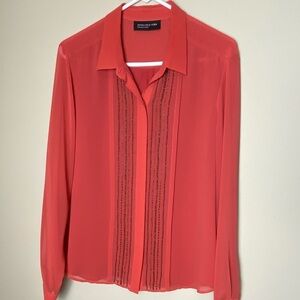 Jones New York collection women’s polyester Coral with beadwork size XL